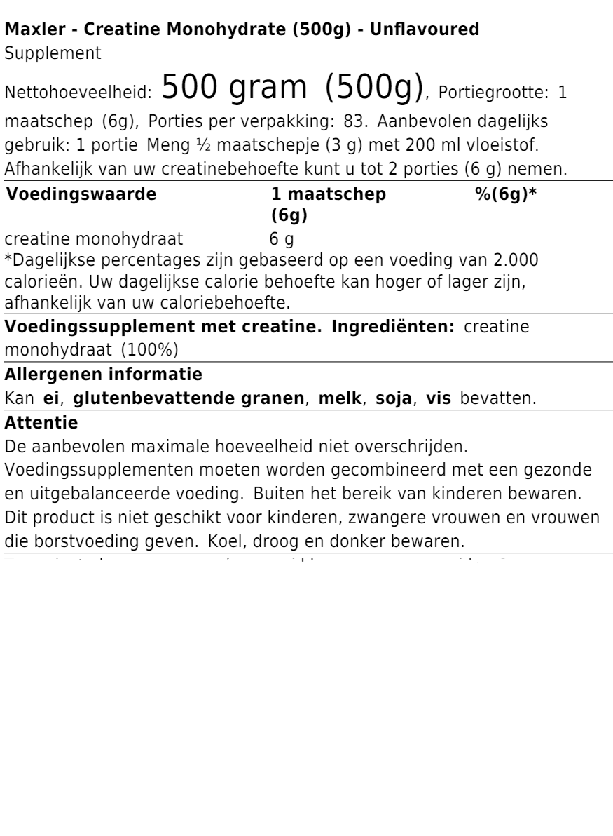 Creatine Monohydrate