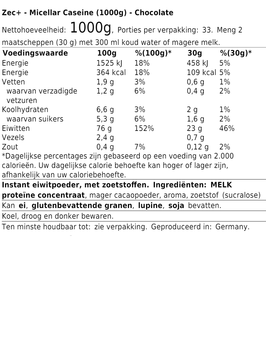 Micellar Caseine (1000g)