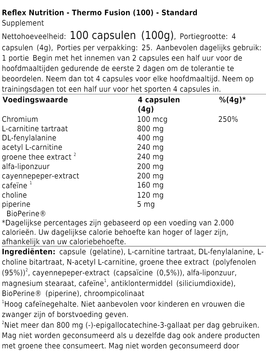 Thermo Fusion (100)