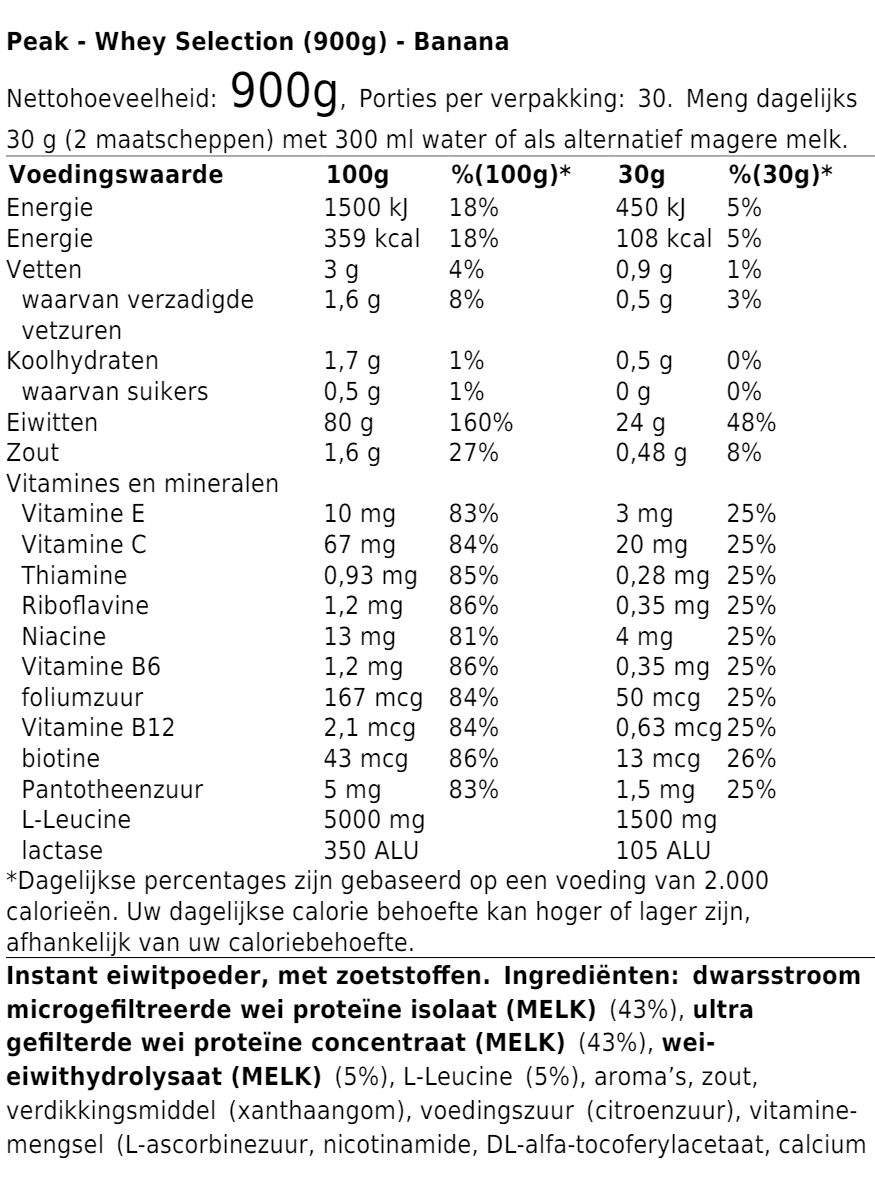 Whey Selection (900g)