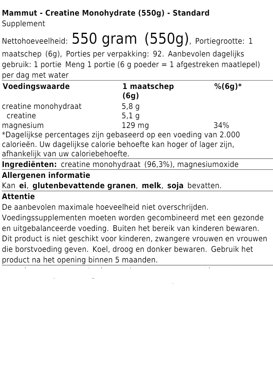 Creatine Monohydrate