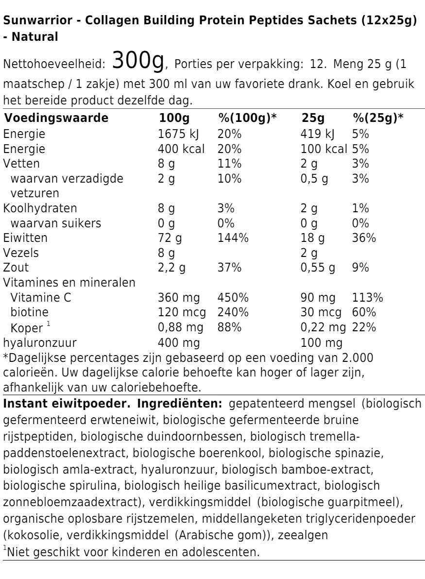Collagen Sachets (12x25g)