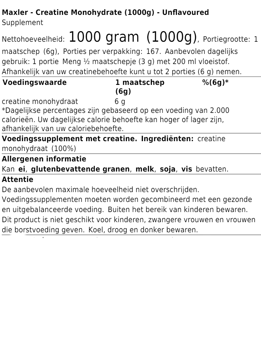 Creatine Monohydrate