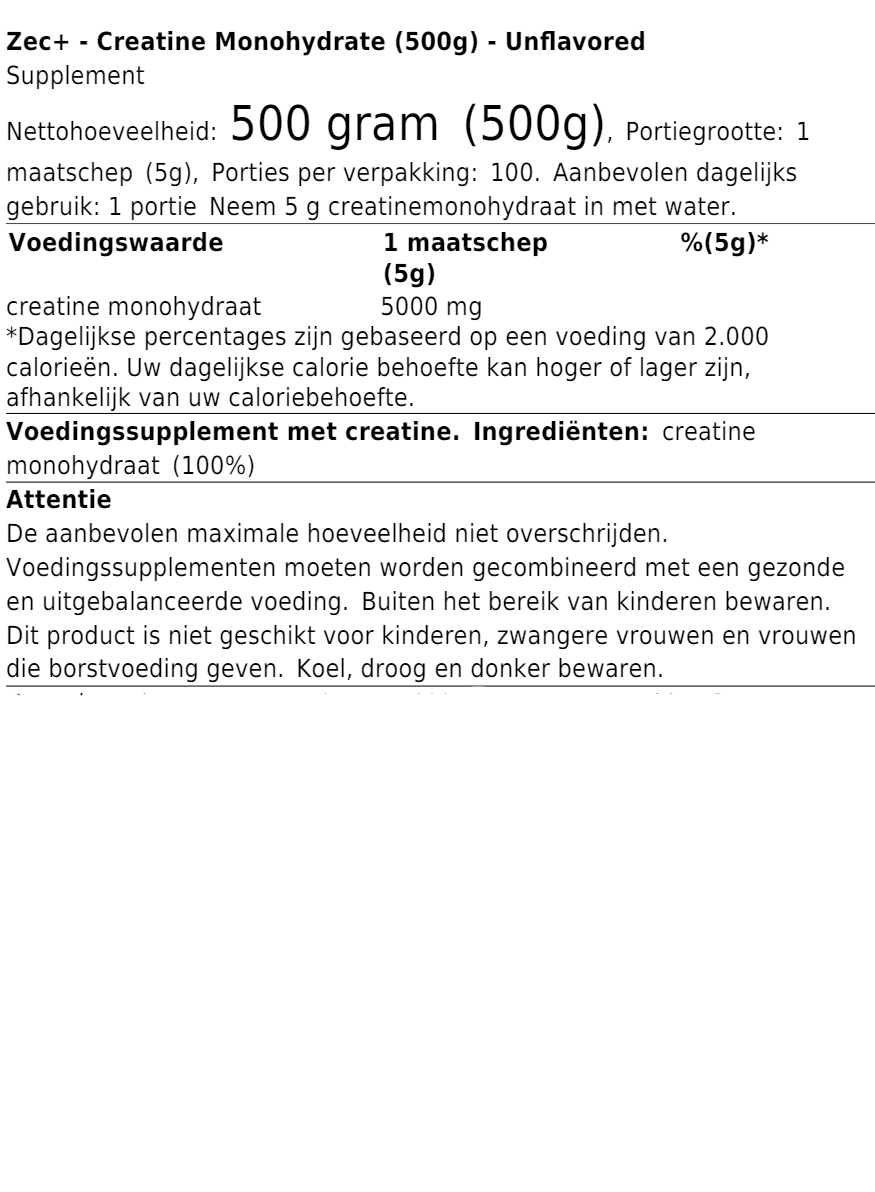 Creatine Monohydrate