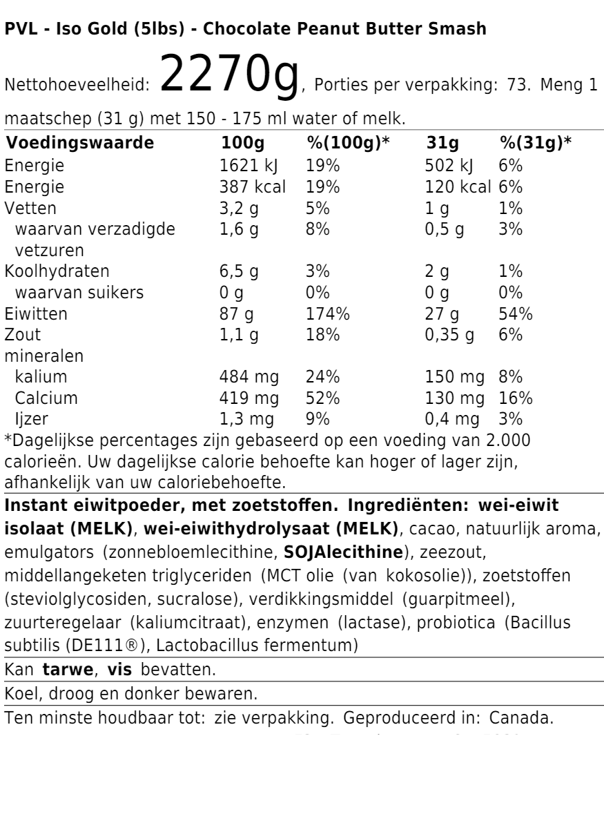 Iso Gold (5lbs)