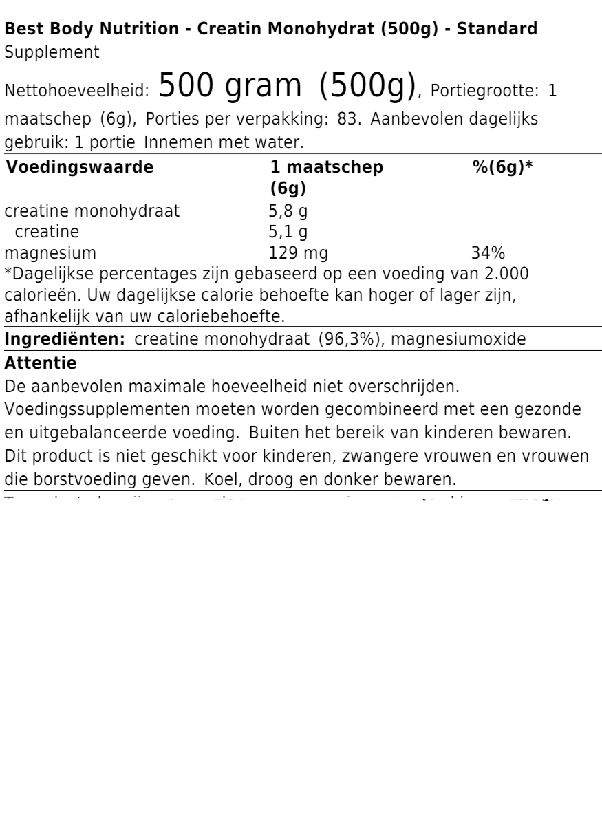 Creatine Monohydrate