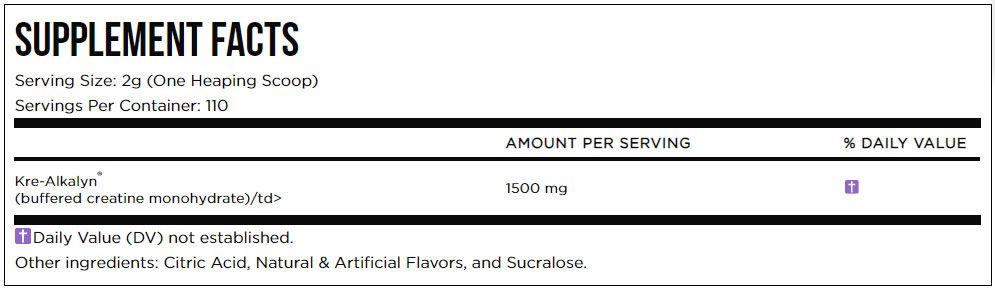 EFX - Kre-Alkalyn - Flavoured