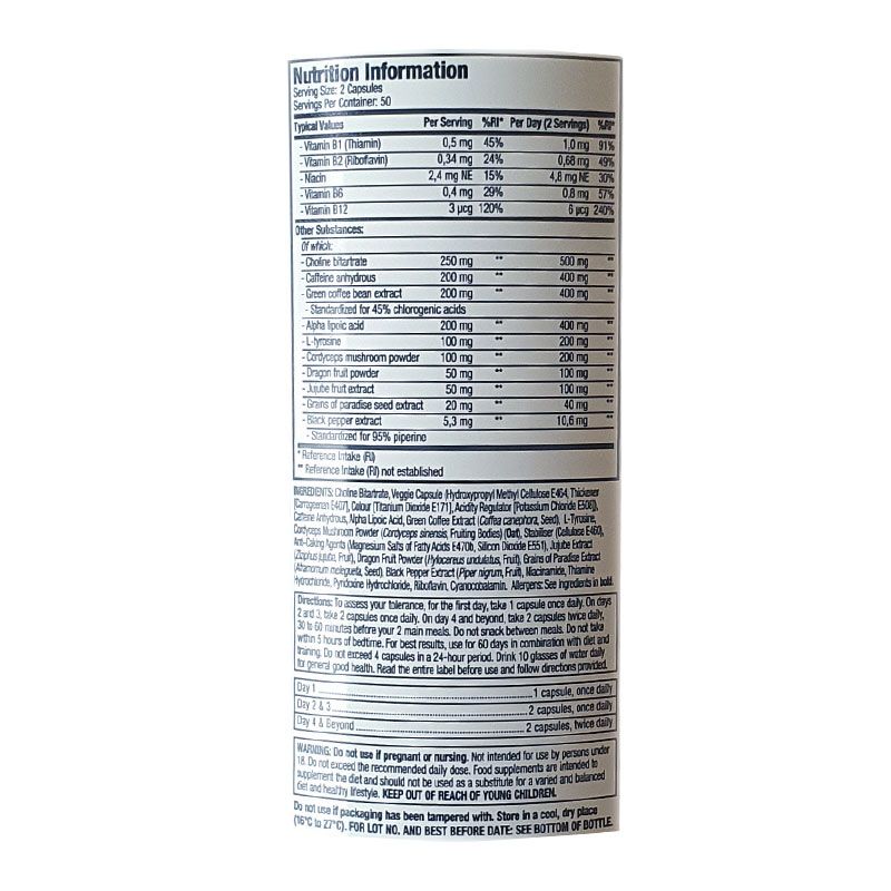 Hydroxycut Hardcore SUPER Elite - 100caps