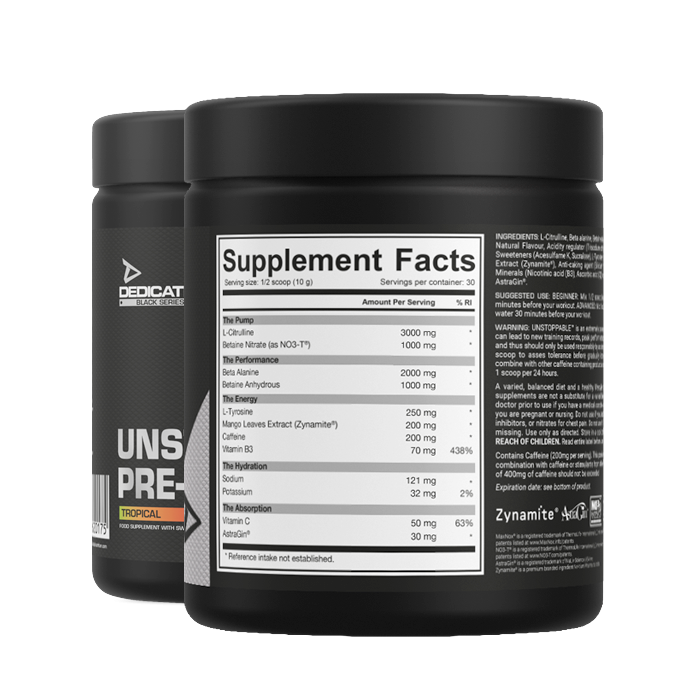 Unstoppable Pre-Workout