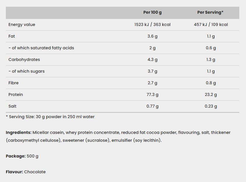 VPLabs Casein & Whey (500gr)