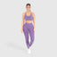 Sport BH Batik Acid Scrunch Lila