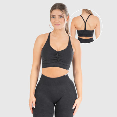 Sport BH Batik Acid Scrunch Black