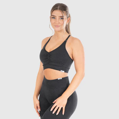 Sport BH Batik Acid Scrunch Black