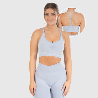 Sport BH Batik Acid Scrunch Light Blue