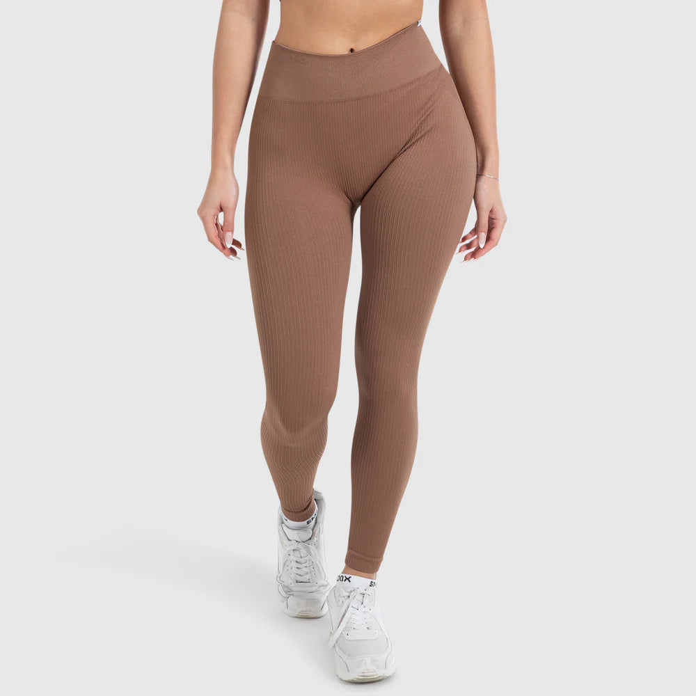Compression Leggings Amaze Ripp Light Brown