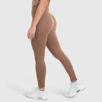 Compression Leggings Amaze Ripp Light Brown
