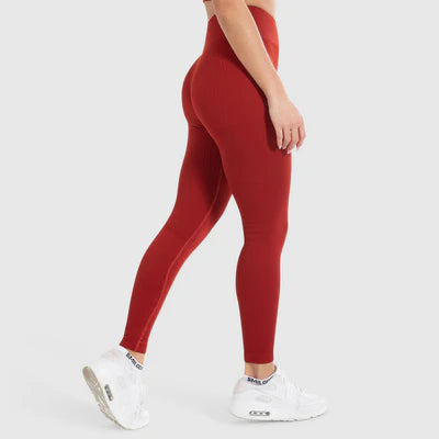 Kompression Leggings Amaze Ripp Wine Red