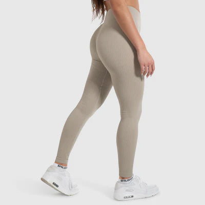 Kompression Leggings Amaze Ripp Khaki