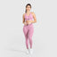 Compression Leggings Amaze Ripp Dark Pink Melange