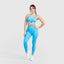 Compression Leggings Amaze Ripp Light Blue Melange