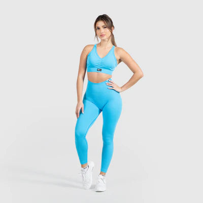 Compression Leggings Amaze Ripp Light Blue Melange
