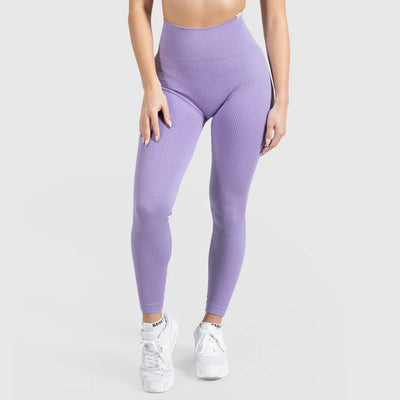 Compression Leggings Amaze Ripp Purple Melange