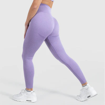 Compression Leggings Amaze Ripp Purple Melange