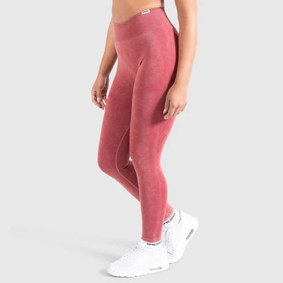 Leggings Batik Acid Scrunch Red