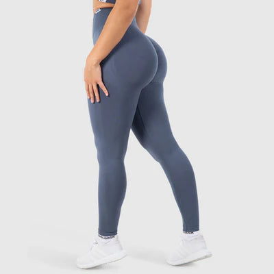 Leggings Solid Scrunch Blue