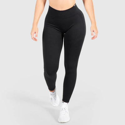 Leggings Solid Scrunch Black