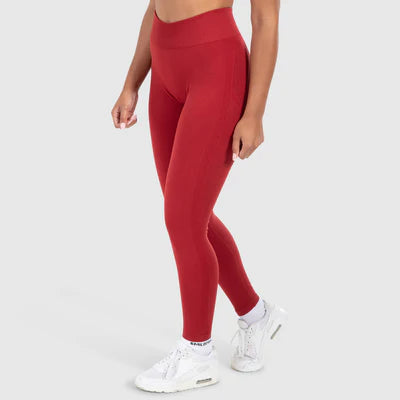Leggings Cetrina Scrunch Dark Red