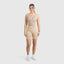 Shorts Batik Scrunch Ruth Beige