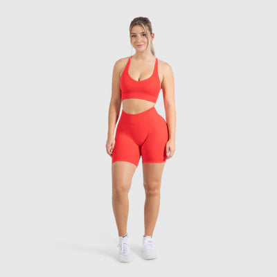 Shorts Cetrina Scrunch Red