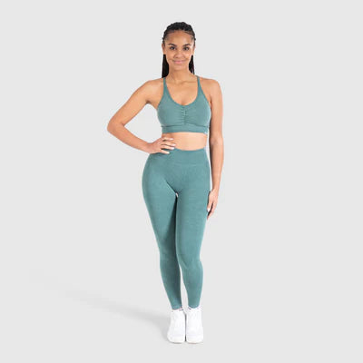 Sport BH Batik Acid Scrunch Dark Green