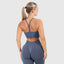 Sport BH Solid Scrunch Blue