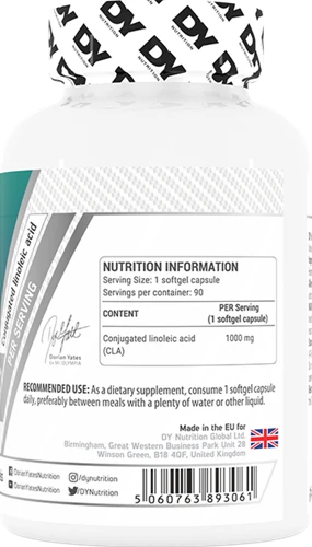 Dorian Yates Nutrition CLA 1000mg - 90 gels