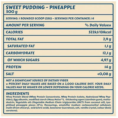 Frankys Protein Pudding