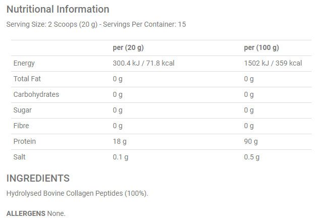 Applied Collagen Peptides - 300gr