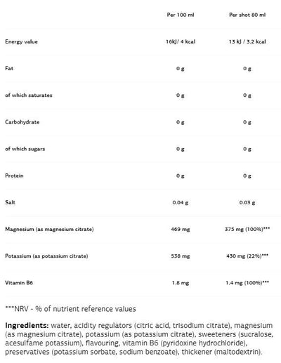 VPLab pre-workout shots