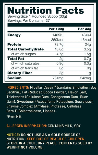 100% Casein 2lbs