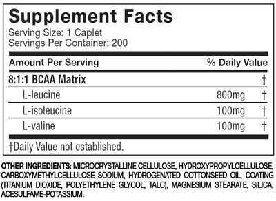 Platinum BCAA - 200 caps