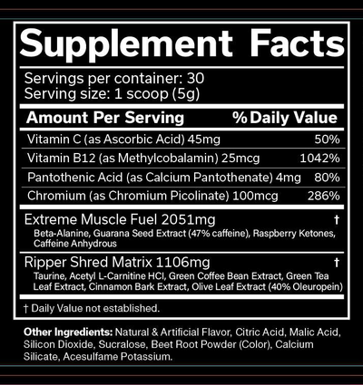 The Ripper 30 servings