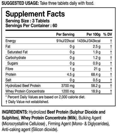 Tested Beef Amino 180 tabs