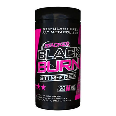 Stacker2 Black Burn Stim Free - 90caps