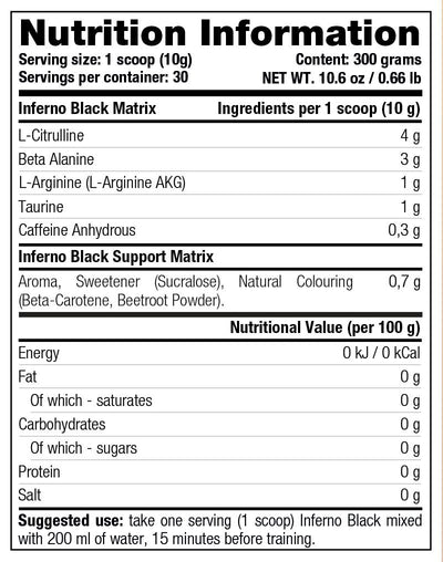 Stacker2 Inferno Black - 300gr