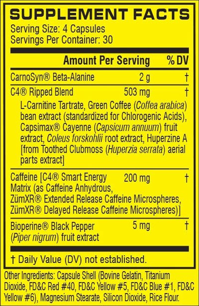 C4 Ripped - 120 caps
