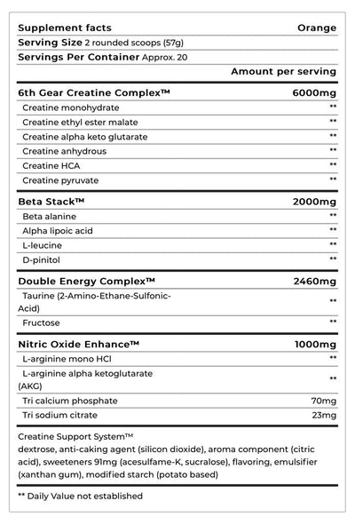 Stacker2 6th Gear Creatine Complex