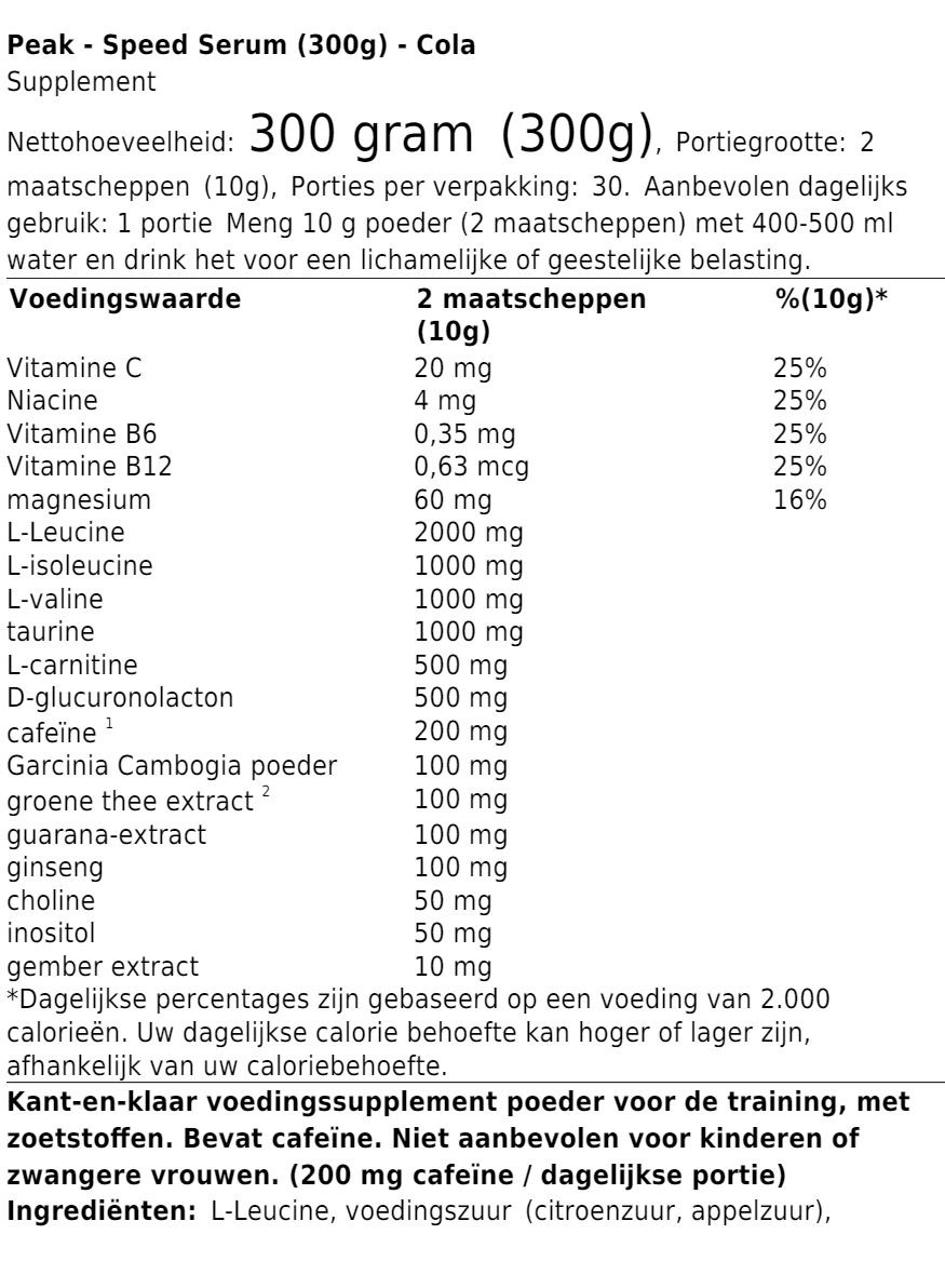 Speed Serum (300g)