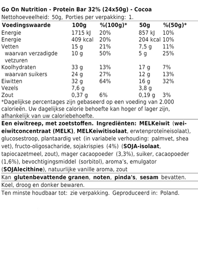 Protein Bar 32% (24x50g)