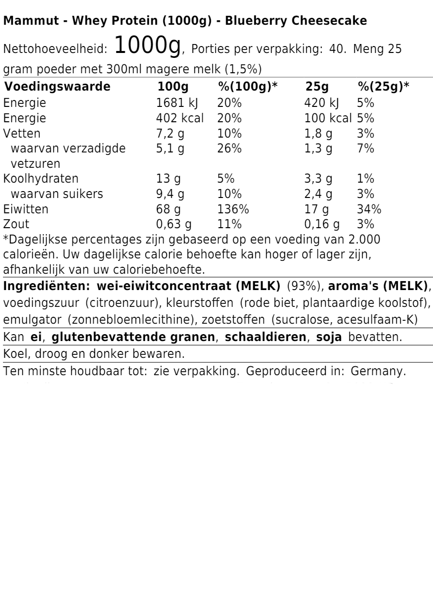 Whey Protein (1000g)